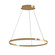 Circulo LED Chandelier in Aged Brass (216|CIR2434CAGB)