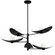 Christobel Five Light Chandelier in Matte Black (216|CBL405CMB)
