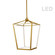 Cage LED Pendant in Aged Brass (216|CAG2046CAGB)