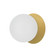 Burlat One Light Wall Sconce in White (216|BUR51WAGBWH)