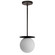 Burlat One Light Pendant in White (216|BUR51PMBWH)