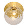 Burlat One Light Wall Sconce in Clear (216|BUR131WAGBCLR)