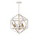 Archello Three Light Chandelier in White (216|ARC143CWHVB)