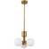 Amanda Three Light Chandelier in Aged Brass (216|AMA153PAGB)