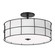 Alcala Three Light Semi-Flush Mount in Black (216|ALC163SFMB)