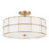 Alcala Three Light Semi-Flush Mount in Aged Brass (216|ALC163SFAGB)
