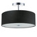 Everly Three Light Semi-Flush Mount in Black (216|571143SFPCBK)