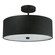 Everly Three Light Semi-Flush Mount in Black (216|571143SFMBBK)
