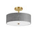 Everly Three Light Semi-Flush Mount in Grey (216|571143SFAGBGRY)