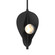 Pod LED Pendant in Sand Coal Black (7|397566L)