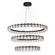 Sevryn LED Chandelier in Dark Matte Black (7|2410899L)