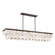 Olyra Eight Light Linear Chandelier in Plated Dark Bronze (29|N1546868)