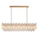 Flavia 13 Light Chandelier in Warm Brass (374|H24107L13)