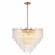 Flavia 16 Light Chandelier in Warm Brass (374|H21122L16BR)