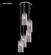 Tekno Mini Five Light Chandelier in Silver (64|95172S22)