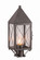 Ashford One Light Post Lantern in Gunmetal (405|9520XGMCLC)