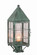 Ashford One Light Post Lantern in Verde Green (405|9520HVGCLC)