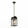 Durham One Light Pendant in Bronze (405|9122HBZCL)
