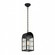 Durham One Light Pendant in Matte Black (405|9122HBKCL)