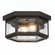 Branford Two Light Semi Flush Mount in Dark Brass (405|91132DBCL)