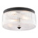 Riverside Two Light Flush Mount in Matte Black (63|C0365)