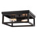 Pratt Two Light Flush Mount in Matte Black (63|C0362)