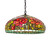 Tiffany Peony Three Light Pendant in Oil Rubbed Bronze (57|299783)
