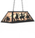 Rustlers Six Light Pendant in Solar Black (57|276670)