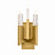 Valenza LED Wall Sconce in Aged Brass (360|WS12025LED3AGB)