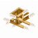Valenza LED Semi-Flush Mount in Aged Brass (360|SF12025LED8AGB)
