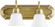 Two Light Vanity in Aged Brass w/ Satin Opal (19|5094280)