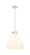 Downtown Urban Three Light Pendant in Polished Nickel (405|4103PLPNG41214WH)
