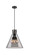Downtown Urban Three Light Pendant in Matte Black (405|4103PLBKG41114SM)