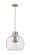 Downtown Urban Three Light Pendant in Brushed Brass (405|4103PLBBG41014SDY)