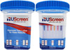 UScreen® 16-Panel Rapid Drug Test Cup with Adulteration Detection, FUO Approved, Square Shape (USSCUPFA-16E5FKT) Security Label & Wider Test Strips