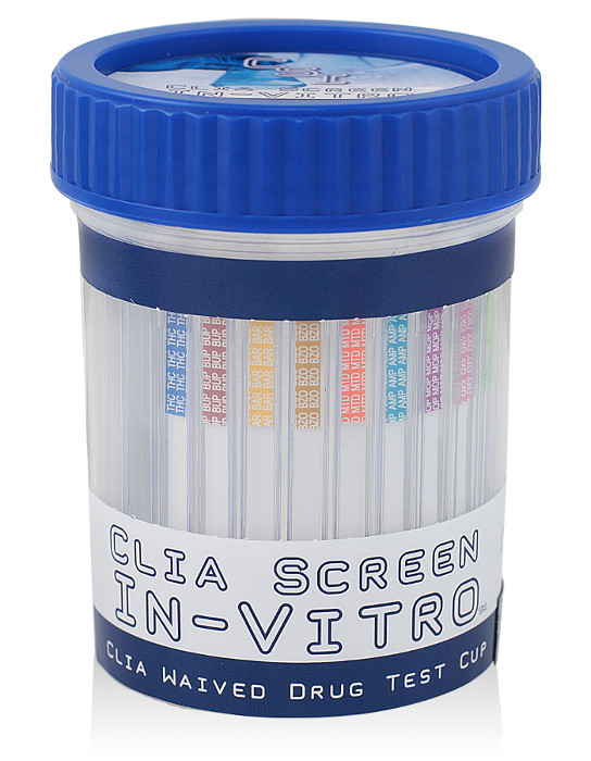 12 Panel Multi-Drug Screen Test Cup CSI CLIA Waived 25/Box | CSI-CUP-6125 | CSI-CUP-9125