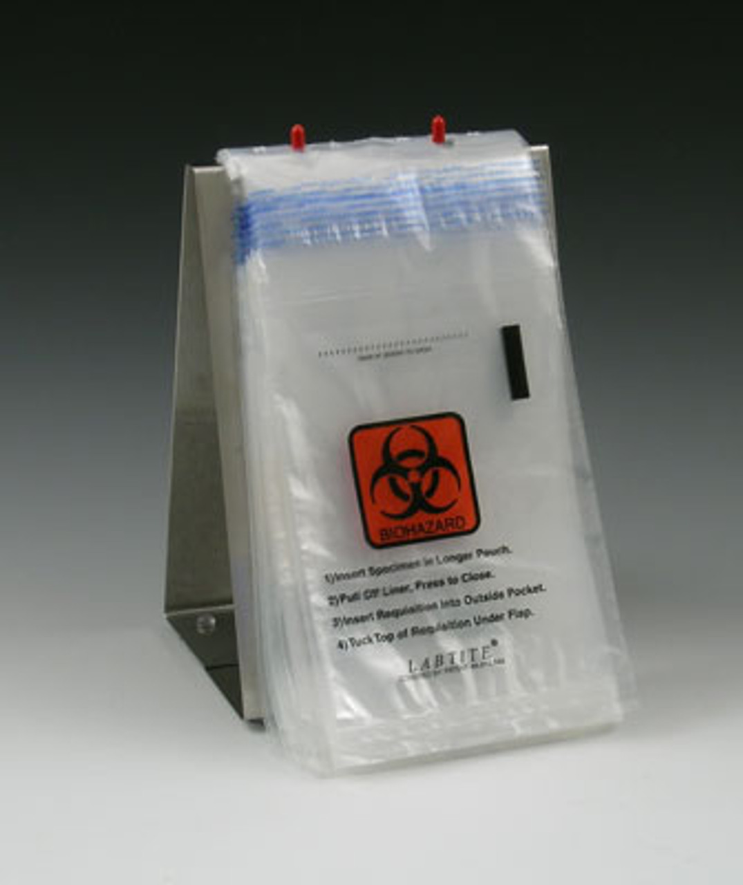 Biohazard Specimen Bag with Covid-19 Antigen Rapid Test Kit used  inside,infectious waste concept Stock Photo - Alamy