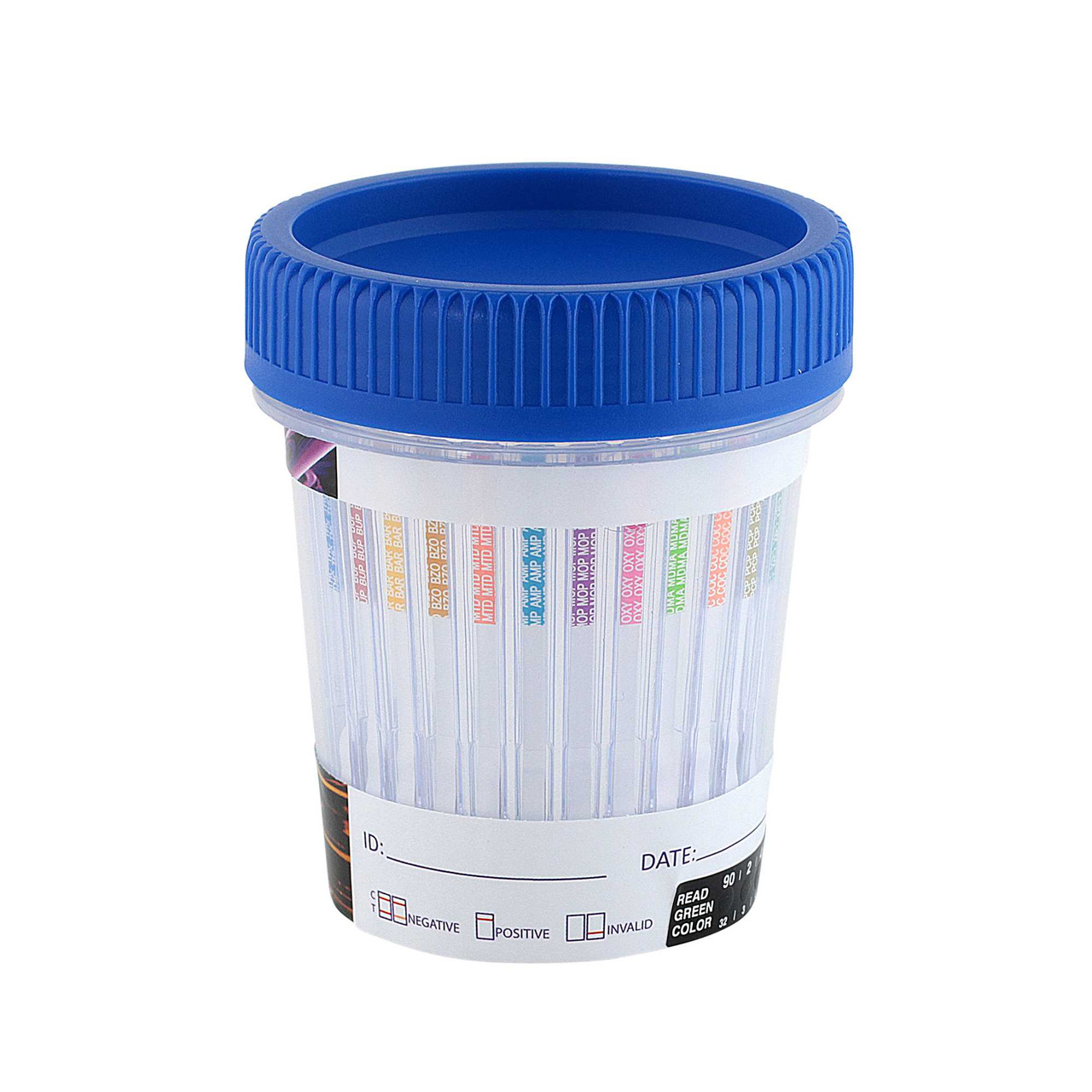 Healgen 11 Panel + Adulterants Urine Drug Test Low Cutoffs with Alcohol ETG strips visible