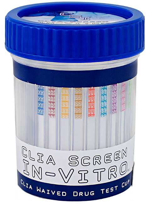 14 Panel w/ low cut off levels Multi-Drug Screen Test Cup CSI CLIA Waived 25/Box
