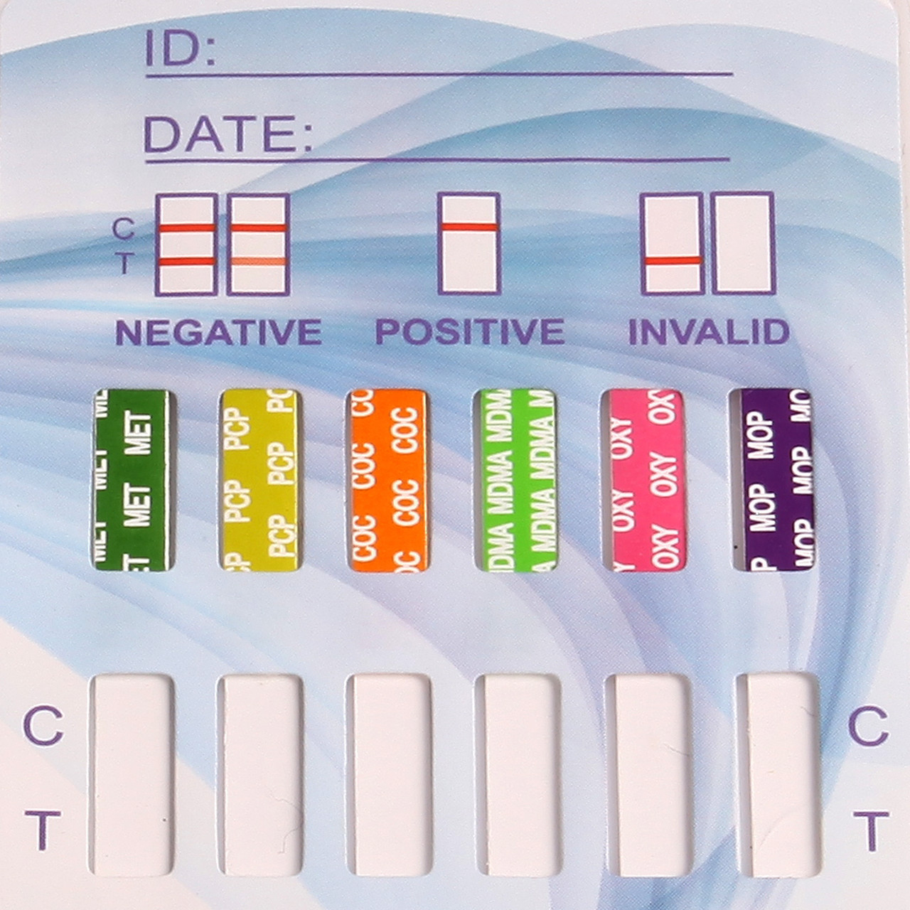 12 Panel Drug Test Dip Card by Healgen CLIA Waived