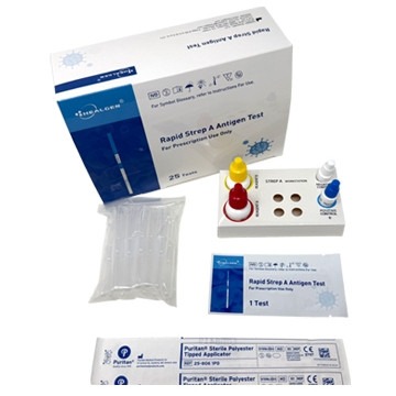 Healgen® Rapid Strep-A Antigen Test, FDA 510(k) CLIA Waived, Kit Contents
