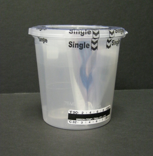 Single Vial Plastic Top Collection Kit, 100/Case