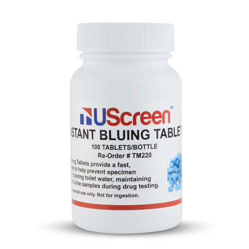 UScreen© Bluing Agent Tablets Drug Test Adulteration 100/Bottle