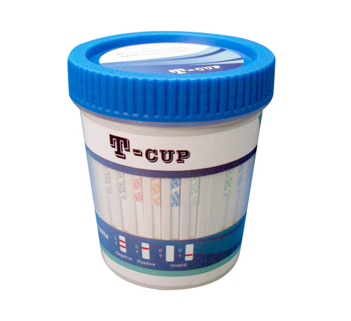 14 Panel T-Cup CLIA Waived Instant Drug Test Cup 25/Box