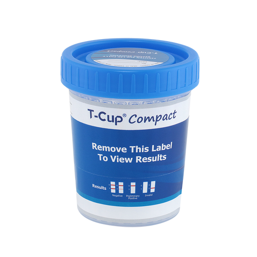 12 Panel T-Cup Compact CLIA Waived Instant Drug Test Cup 25/Box