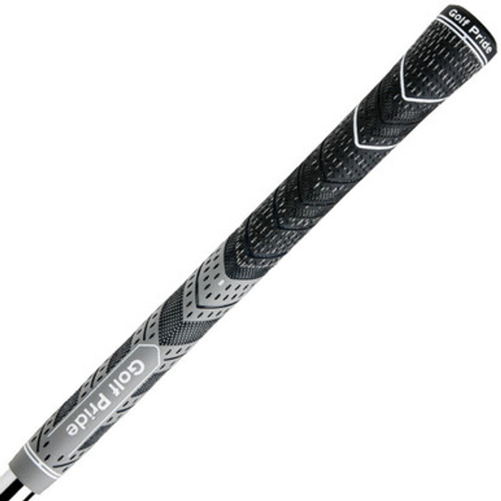 Golf Pride MCC Plus 4 Golf Grips, Black/Grey, Midsize Golf Pride MCC Plus 4 Golf Grips, Black/Grey, Midsize
