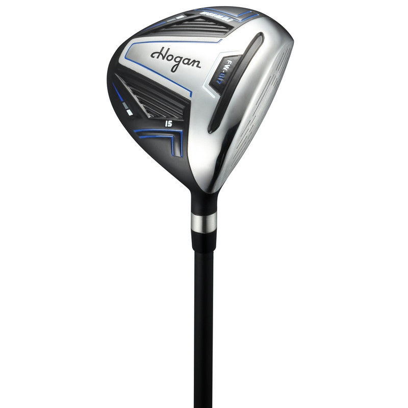 Hogan Golf FW-817 Men Right Graphite/Steel 1 Inch Longer Golf Clubs Set With Trolley bag, Stiff Flex