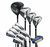 Hogan Golf FW-817 1 Inch Longer Men Right Golf Clubs Only Set, Stiff Flex