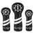 Premium Headcovers, Black and White Premium Headcovers, Black and White