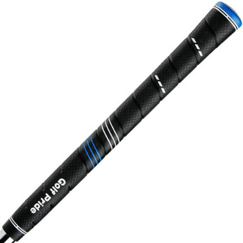 Golf Pride CP2 Standard Wrap Grip, Black/Blue Golf Pride CP2 Standard Wrap Grip, Black/Blue